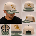 Gorra 7R Nissi - Crema / Visera Verde Salvia