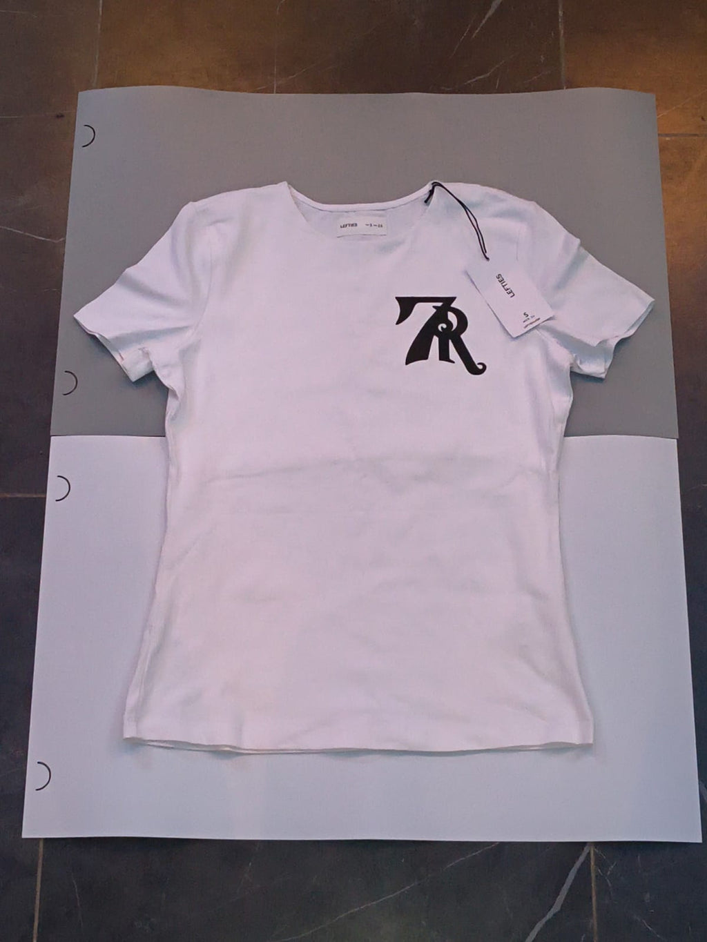 Playera S7ETE Records blanca - frente